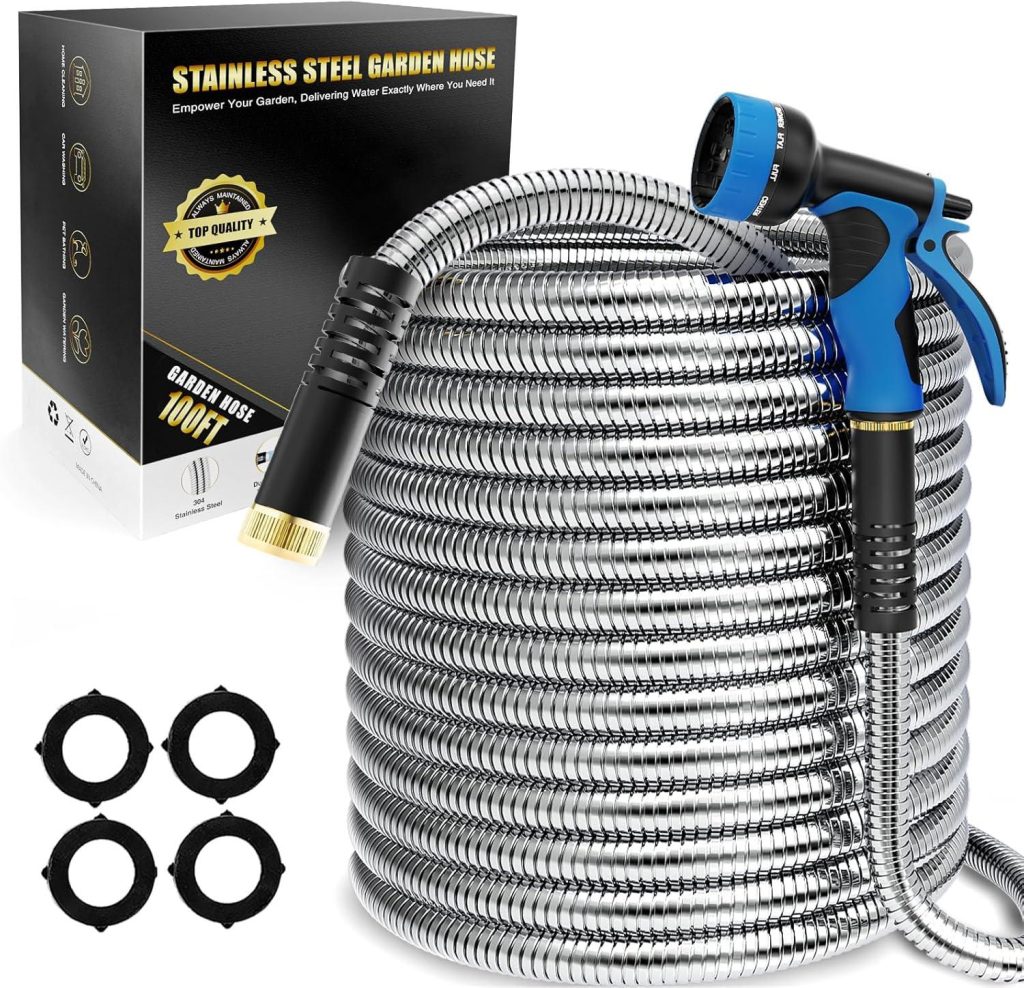 Best Garden Hose – Lefree 100ft Metal Hose with 10-Function Nozzle Review