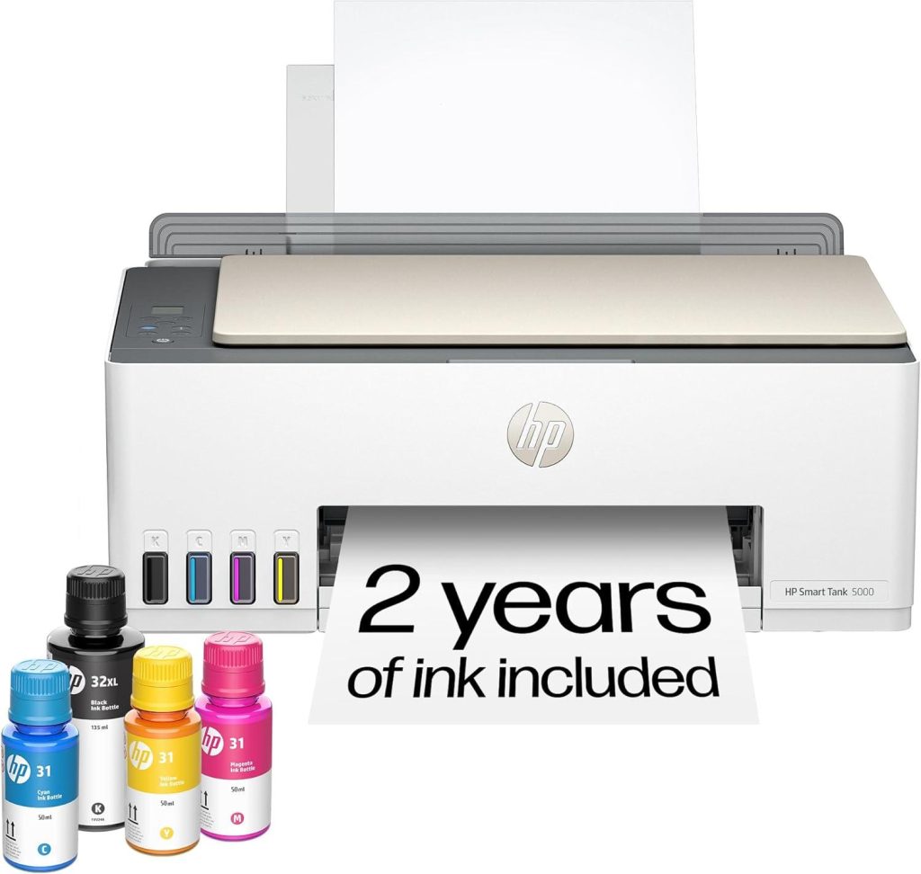 Best Home Printer – HP Smart Tank 5000 Wireless All-in-One Review