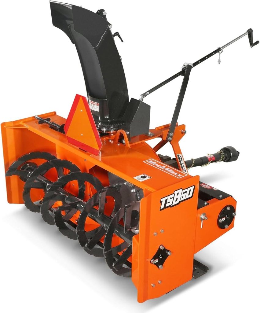 Best Snow Blower – MechMaxx 60″ 3 Point PTO Snow Blower Review