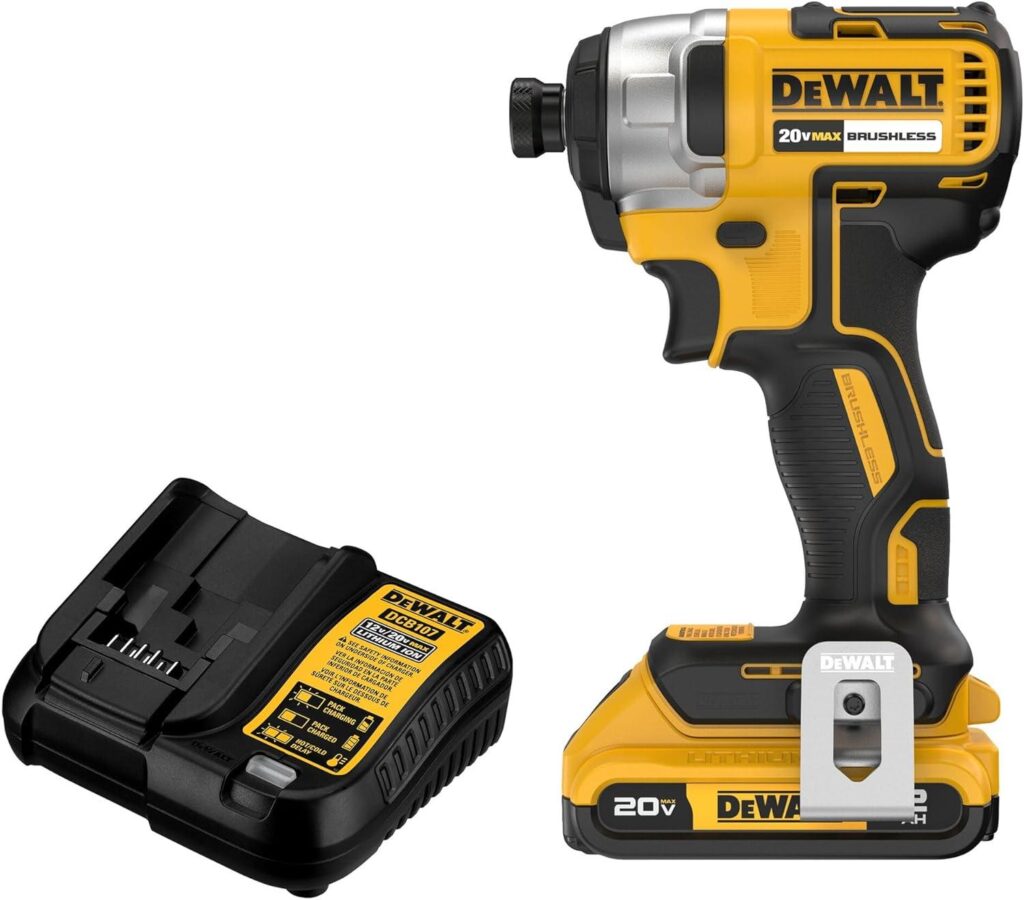 Best Impact Driver – DEWALT 20V MAX with Battery & Charger Review