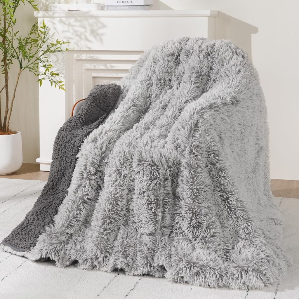 Best Weighted Blanket – Wemore Shaggy Long Fur Faux Fur Review
