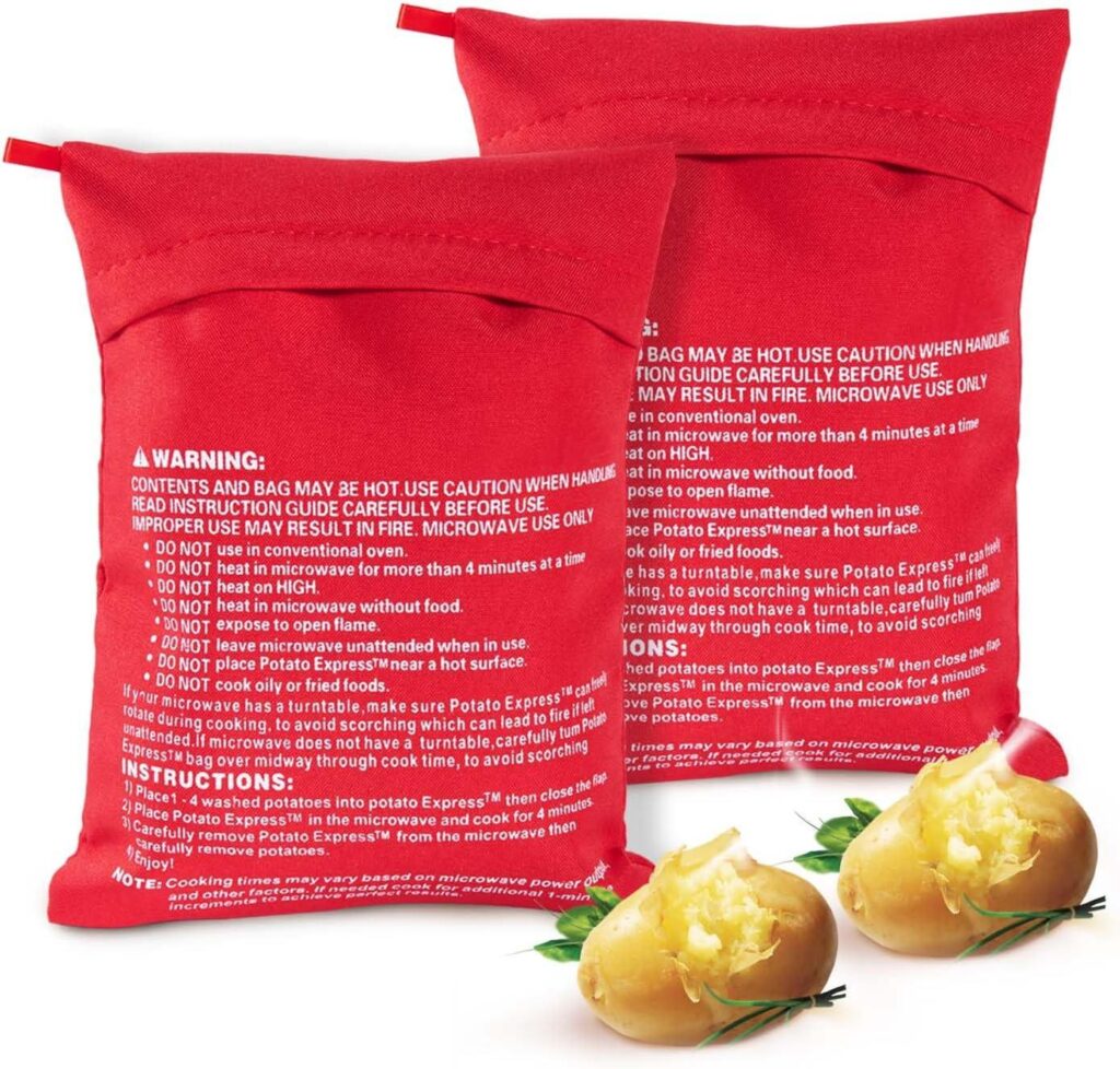 Best Home & Kitchen – OBTANIM 2 Pack Microwave Potato Bag Review