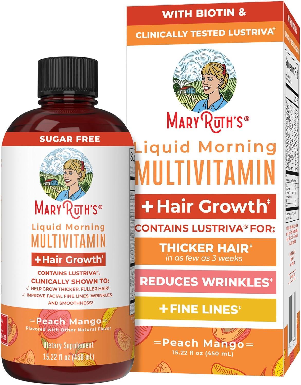 Best Hair Growth Supplement – MaryRuth Organics Liquid Multivitamin Review