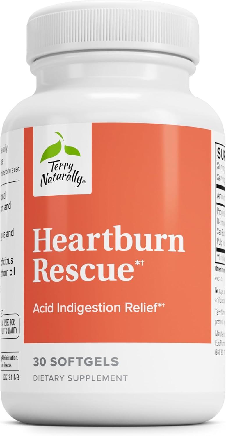 Best Heartburn Relief – Terry Naturally Heartburn Rescue Review