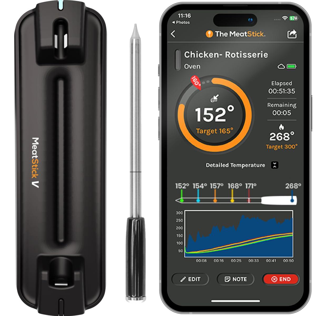 Best Kitchen Thermometer – MeatStick V Wireless Meat Thermometer Review