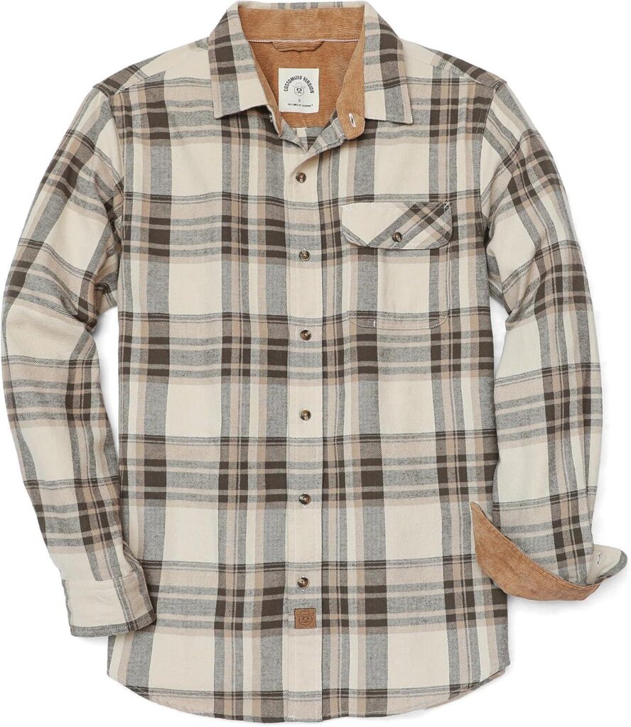 Best Casual Shirt – Dubinik® 6 oz Flannel Shirt for Men Review