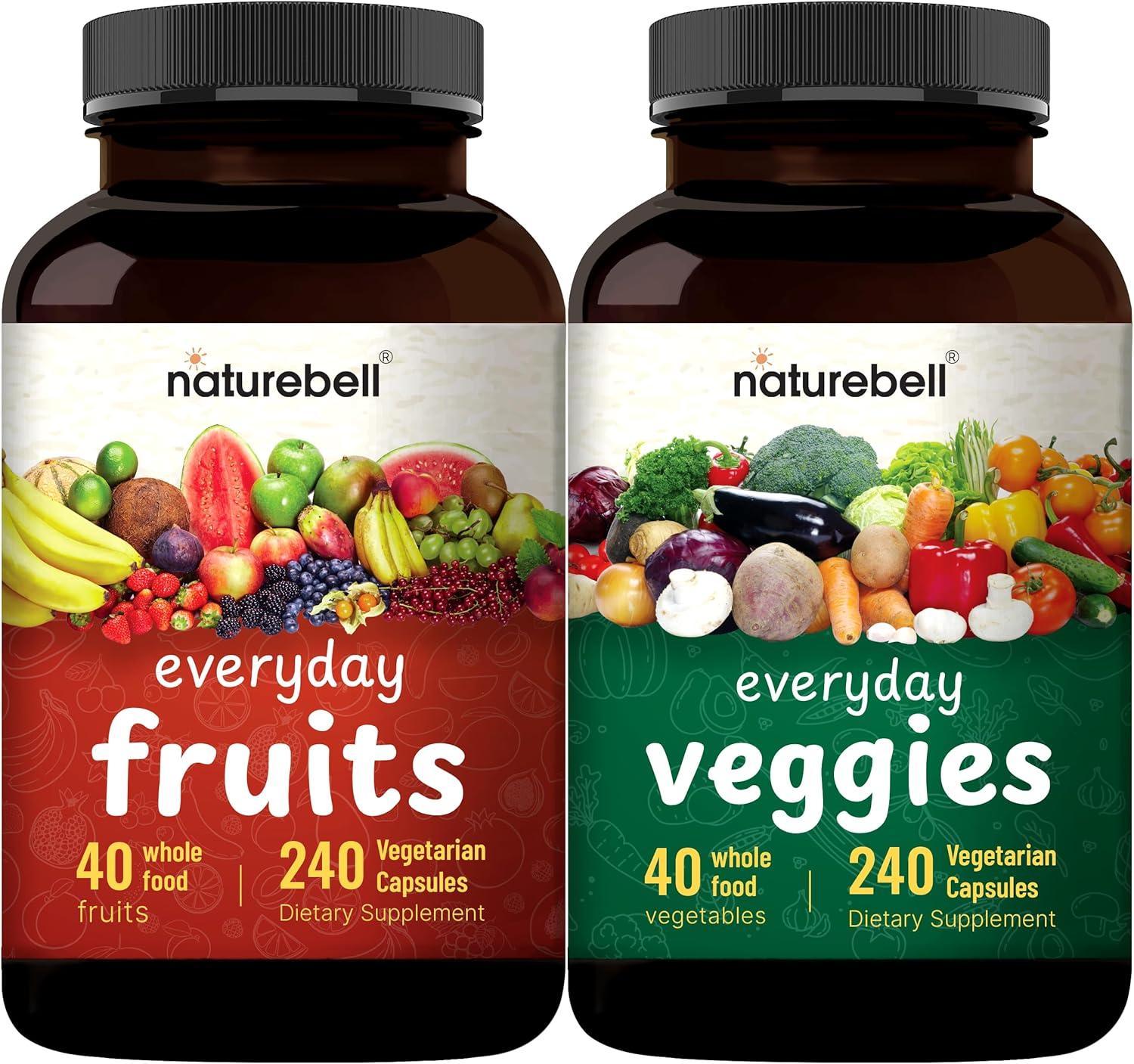 Best Fruit Supplement – Fruit and Veggies Supplement – 480 Total Vegetarian Capsules Review