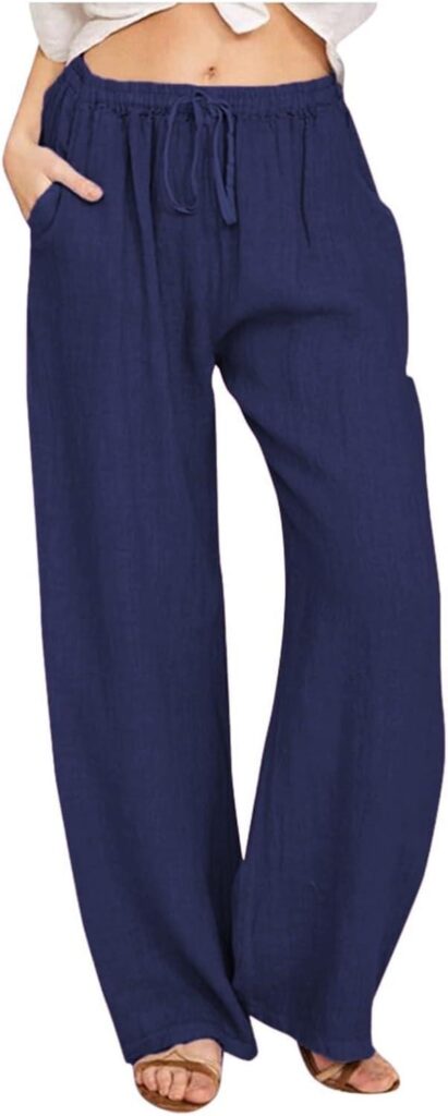 Best Casual Pants – Linen Pants Women 2025 Summer Palazzo Review