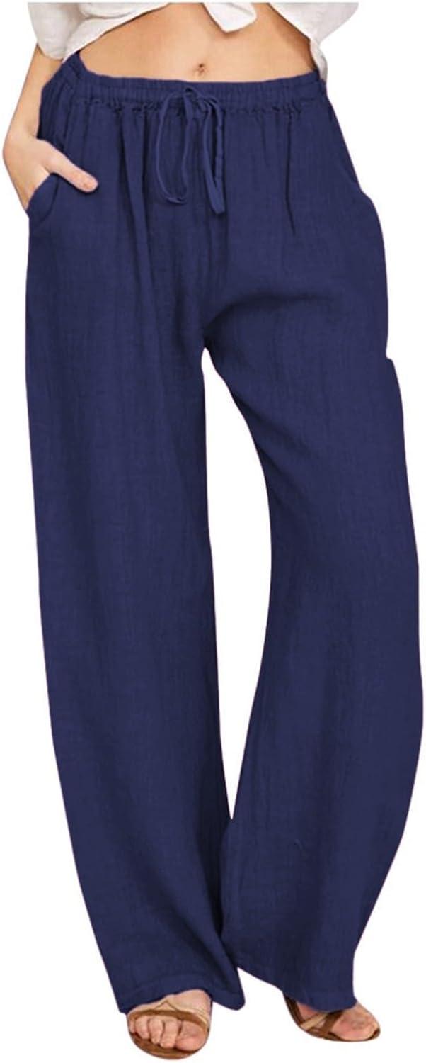 Best Casual Pants – Linen Pants Women 2025 Summer Palazzo Review