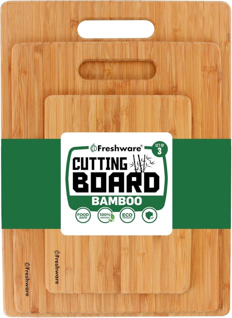 Best Kitchen Tools – Bamboo Cutting Boards for Kitchen [Set of 3] Review