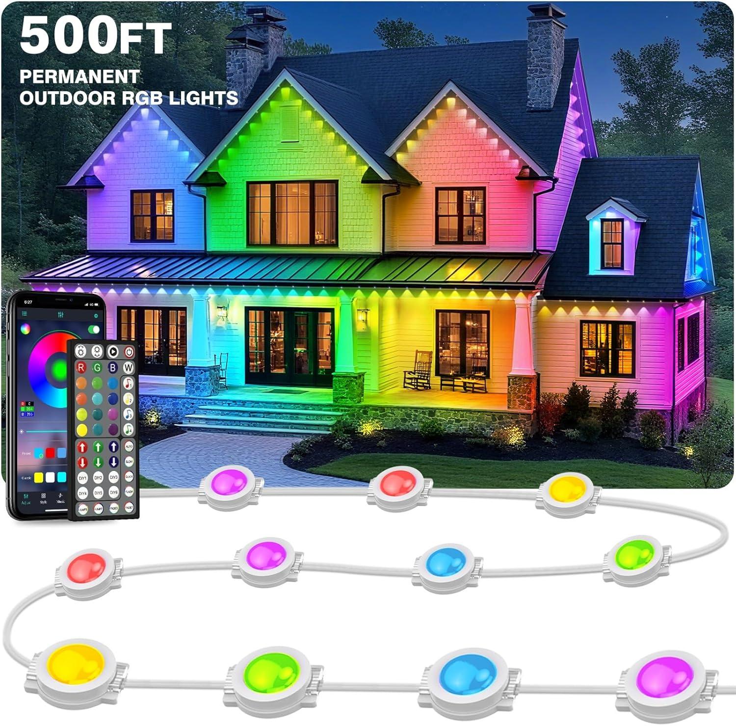Best Outdoor Lighting – LITSOUL 500FT Permanent LED Lights Review