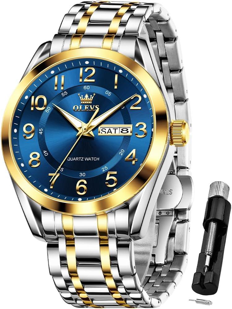 Best Men’s Watch – OLEVS Business Large Numer Easy Read Quartz Review