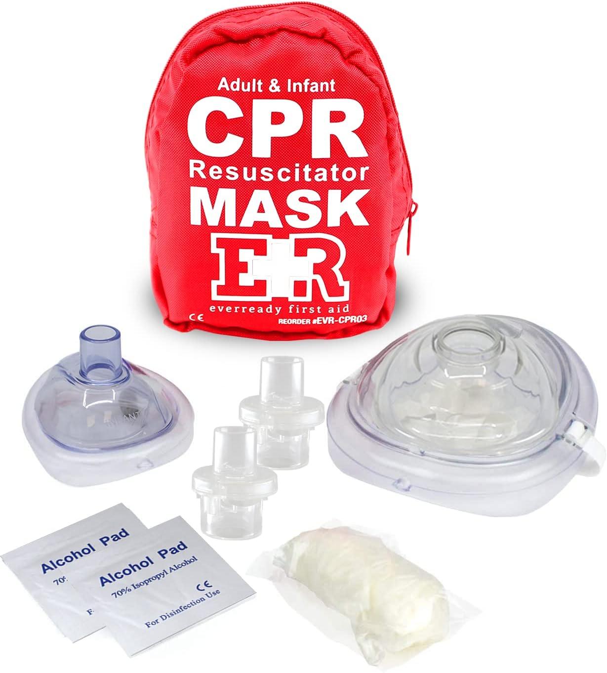 Best CPR Mask Combo Kit – Adult and Infant Red Review