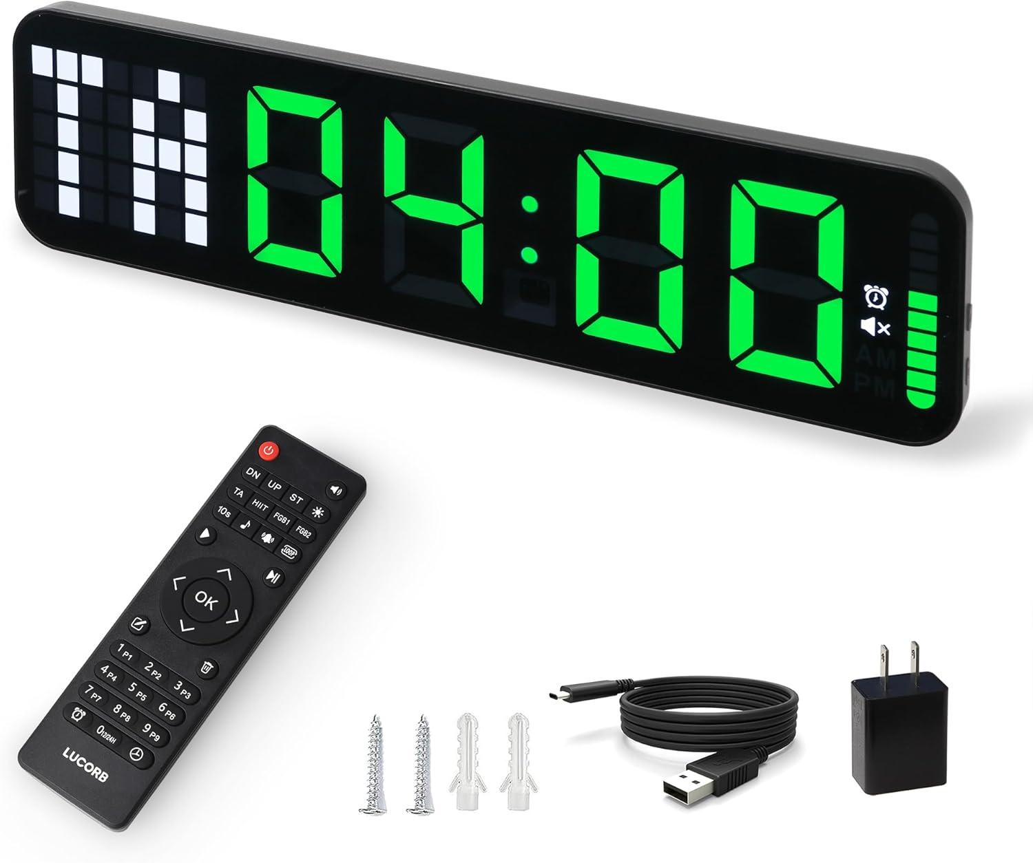 Best Gym Timer – Gym Timer 15” Large Wall Clock Review