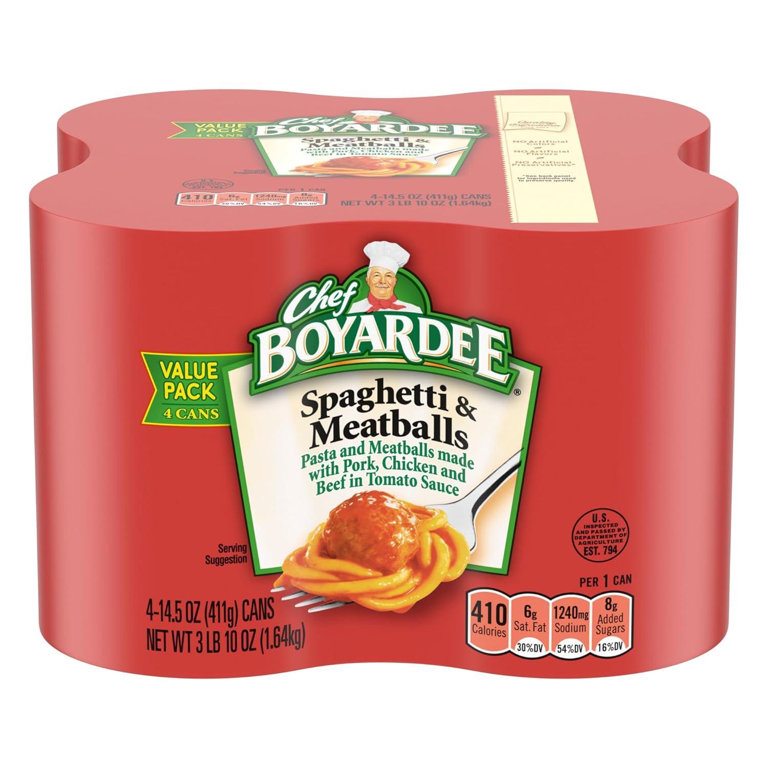 Best Canned Pasta – Chef Boyardee Spaghetti and Meatballs Review