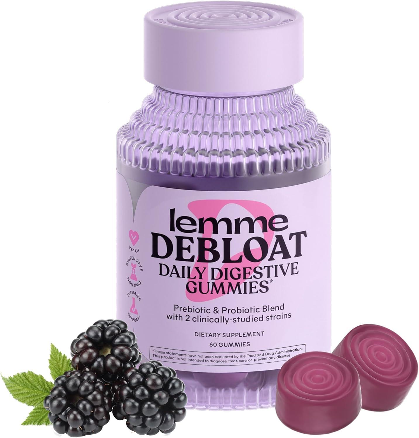 Best Probiotic – Lemme Debloat – Digestive & Gut Health Gummies Review