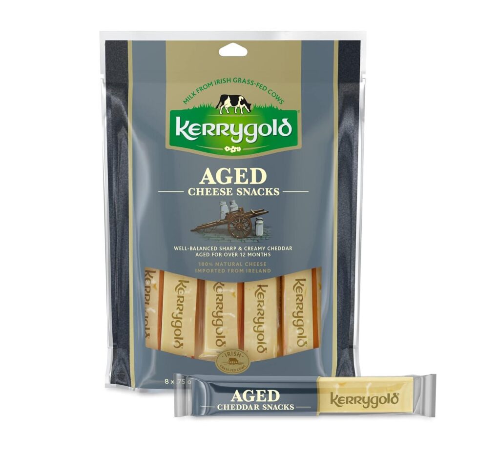 Best Cheese Snack – Kerrygold Grass-fed Aged Cheddar Sticks Review