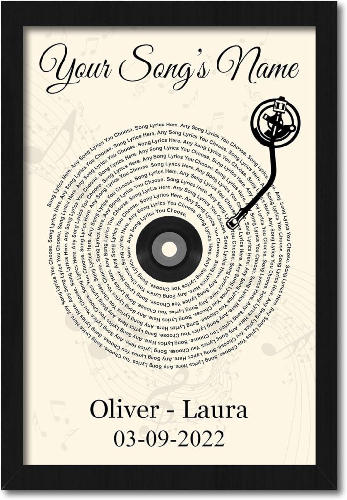 Best Personalized Gift – Custom Song Lyrics Art Review