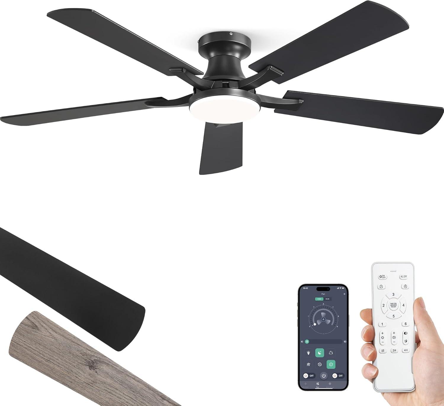Best Ceiling Fan – ZMISHIBO 52 Inch with Light, Remote, Quiet Review
