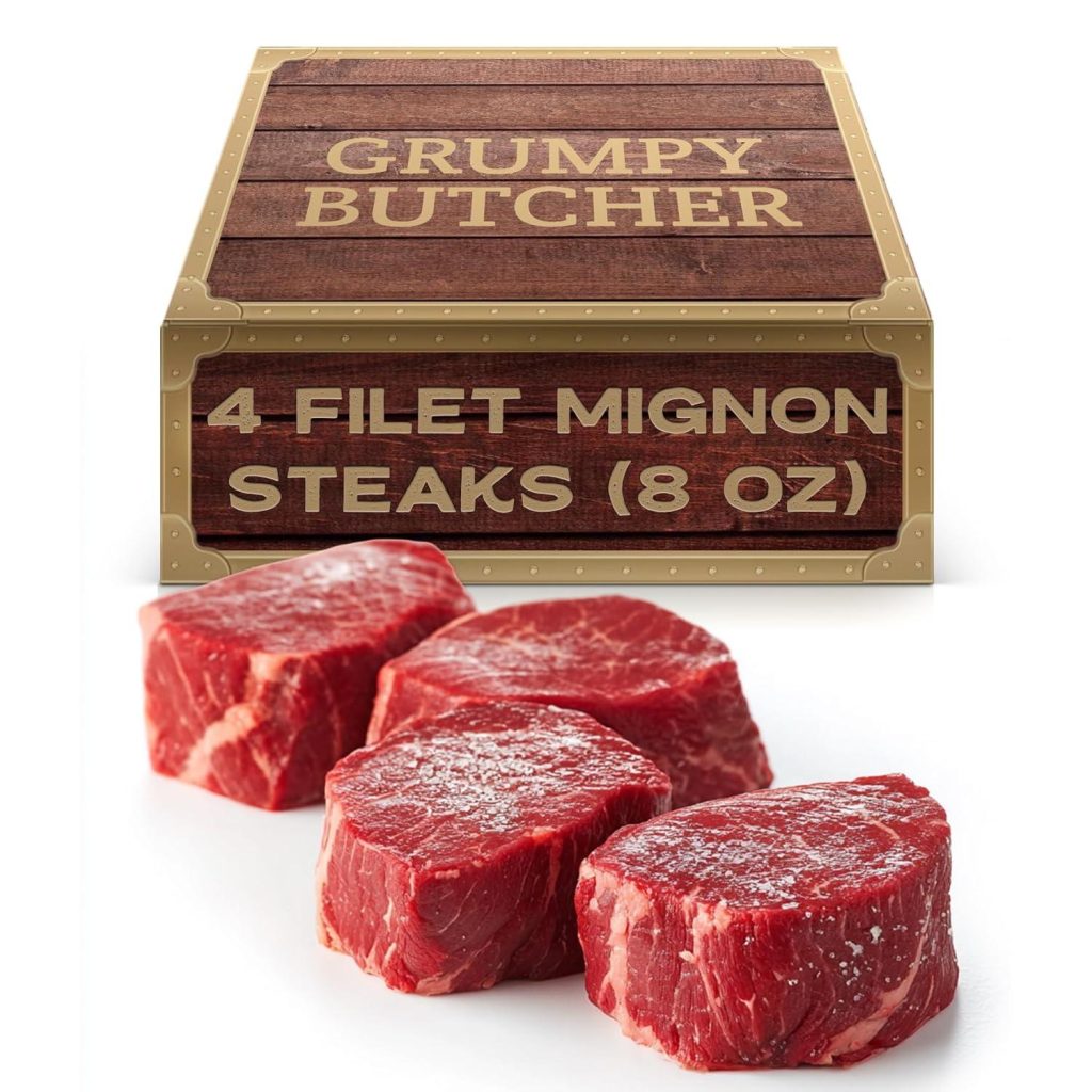 Best Premium Steak – Grumpy Butcher 4 Large Filet Mignon Review