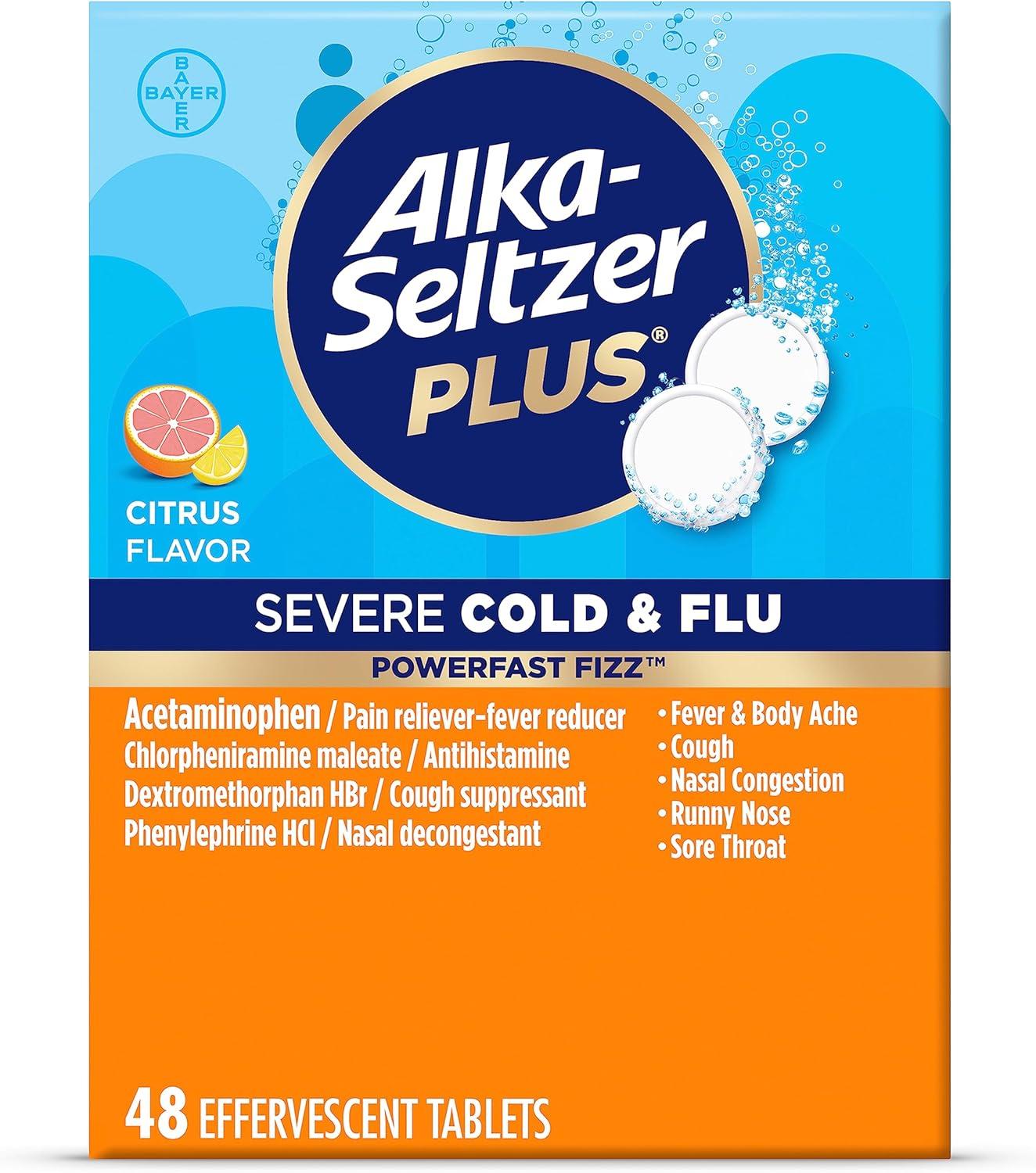 Best Cold & Flu Medicine – ALKA-SELTZER PLUS Citrus Tablets Review