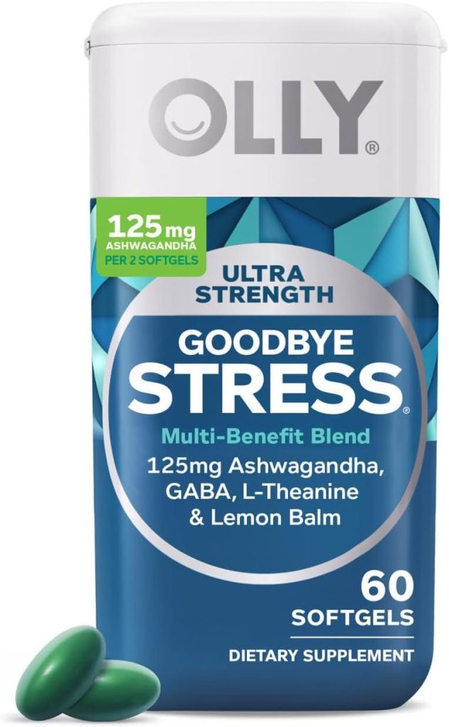 Best Stress Relief – OLLY Ultra Strength Goodbye Stress Softgels Review