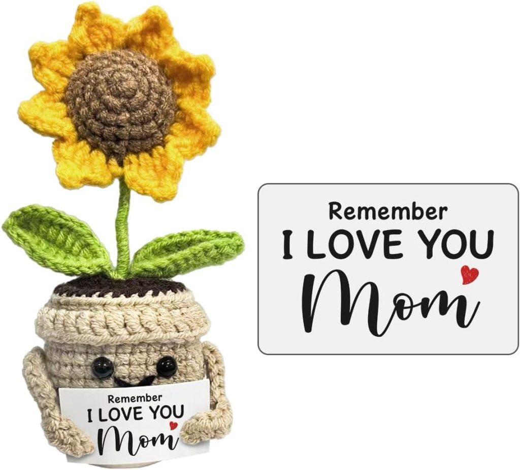 Best Gifts for Mom – Mini Birthday Gifts, Handmade Crochet Sunflower Review