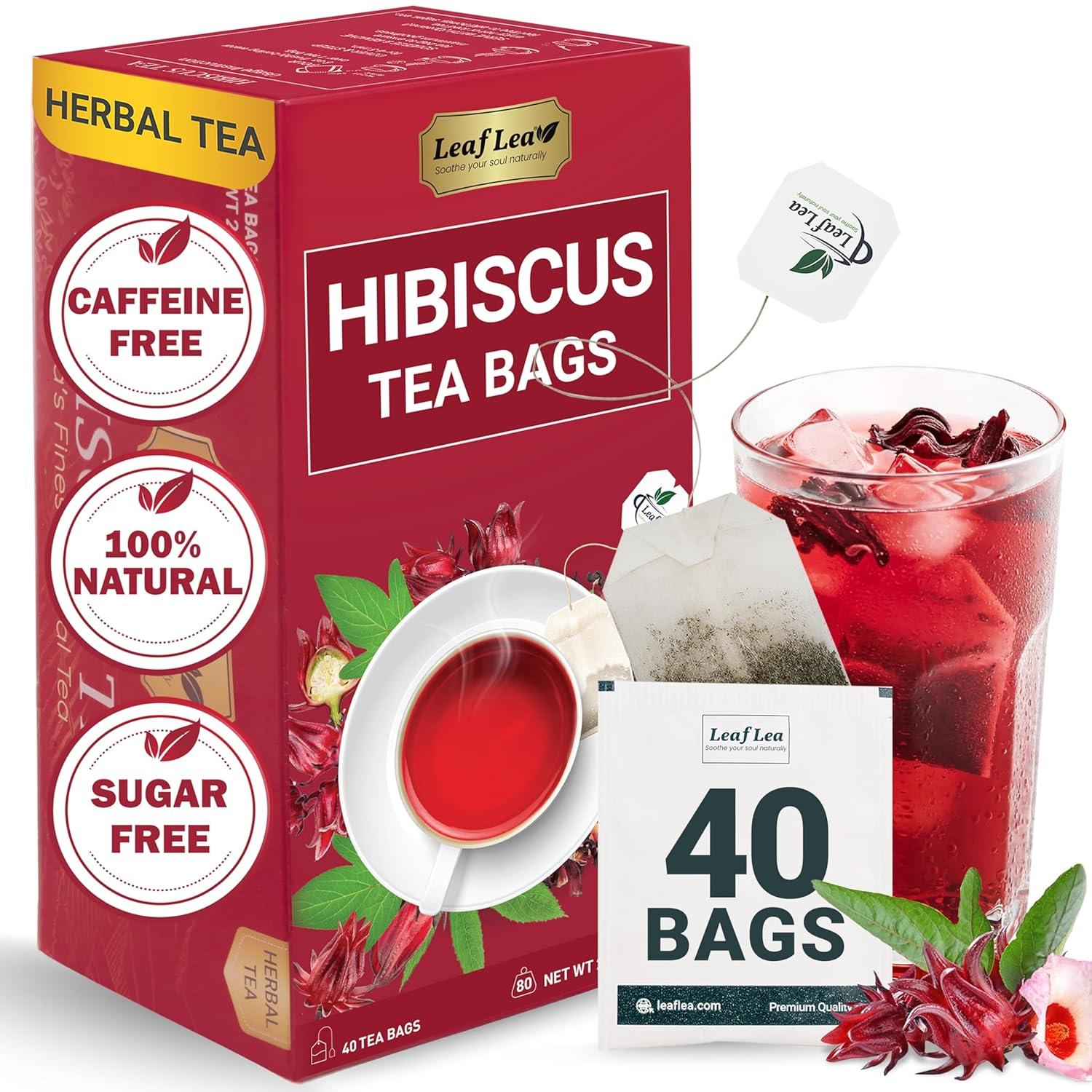 Best Herbal Tea – LeafLea 40 Premium Hibiscus Tea Bags Review