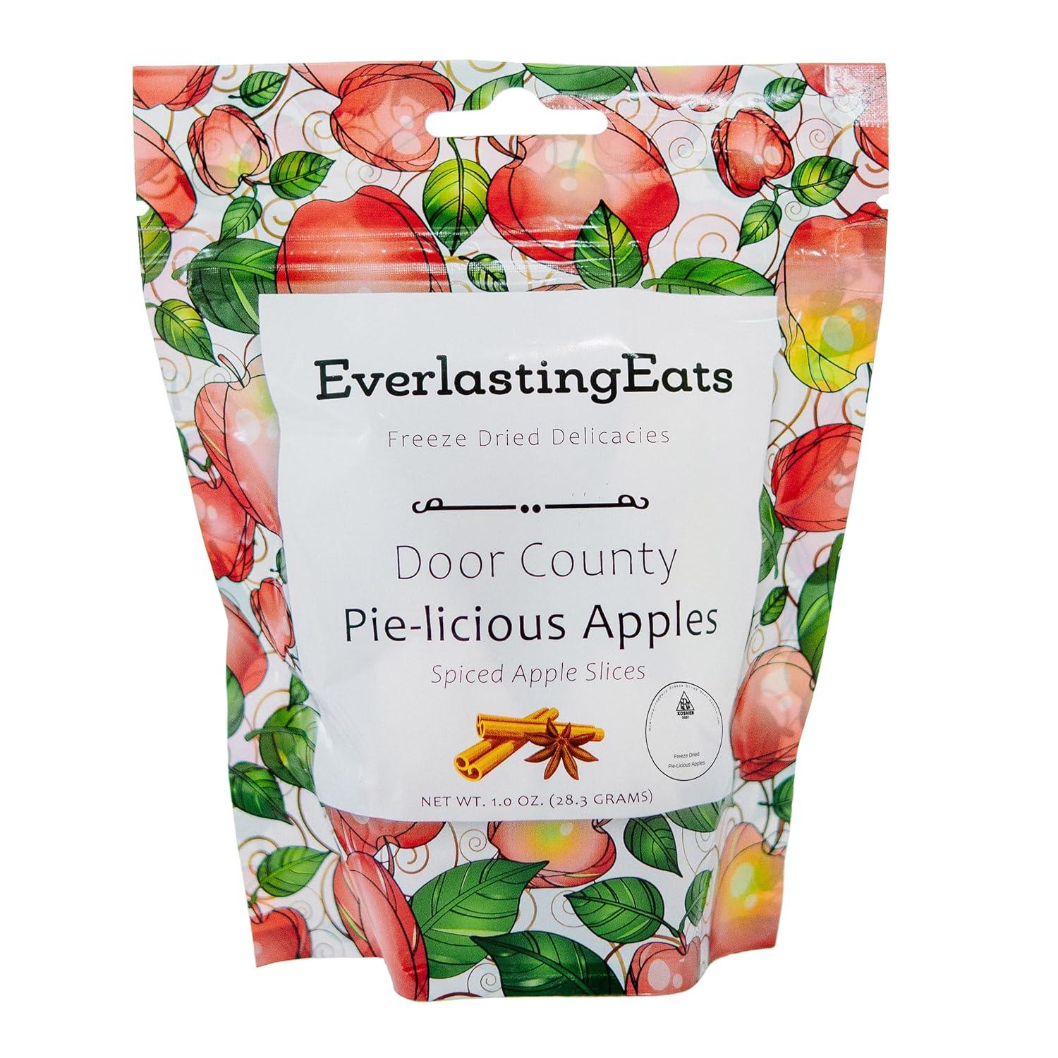 Best Snack – Freeze-Dried Apple Slices, Pie-licious Spiced – No Added Sugar, Gluten-Free, Crunchy Snack, 1 oz Resealable Bag | EverlastingEats Review