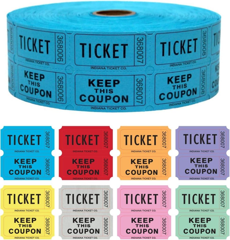 Best Raffle Tickets – INDIANA TICKET CO. 1000 Count Review