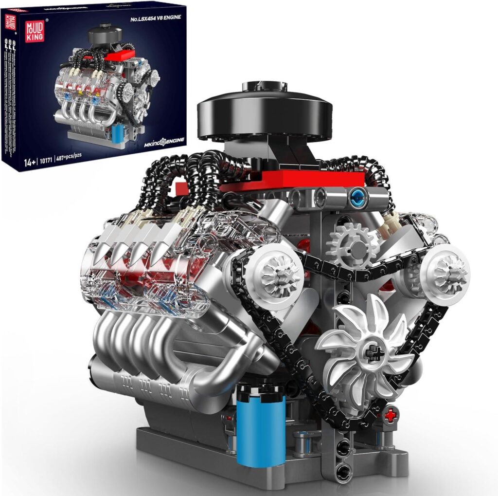 Best STEM Toy – Mould King 10171 V8 Engine Model Kit Review