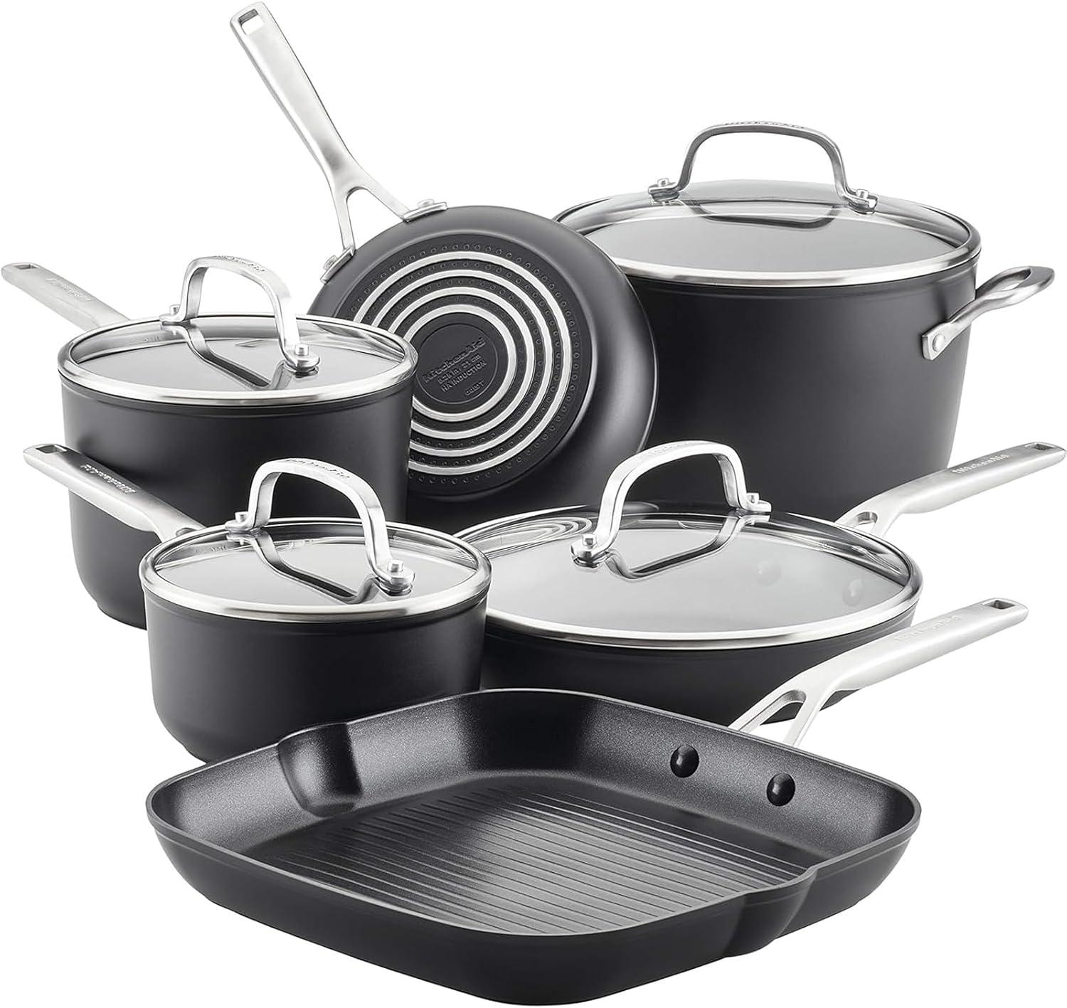 Best Cookware – KitchenAid Hard Anodized Nonstick Cookware Set Review