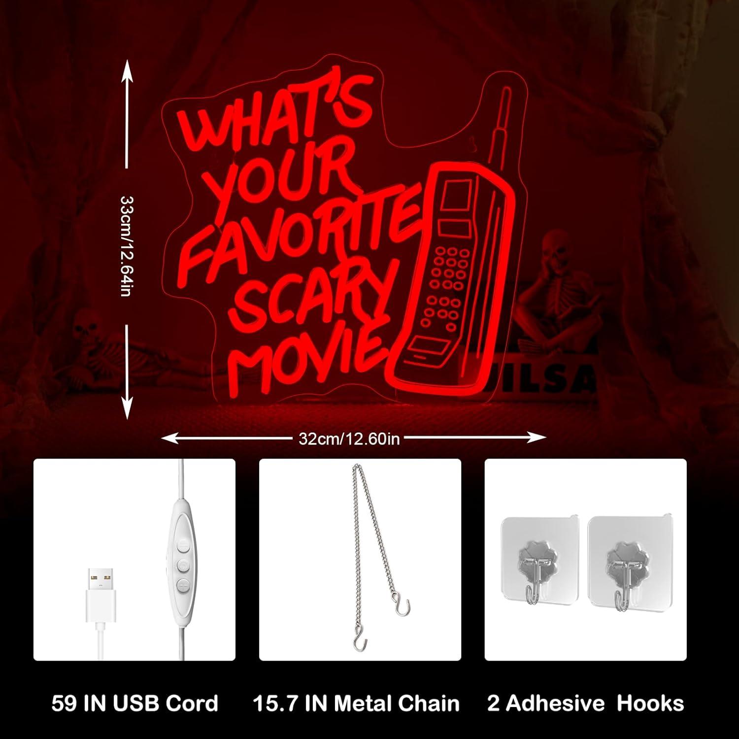 Best Home Décor – What’s Your Favorite Scary Movie Neon Sign Review