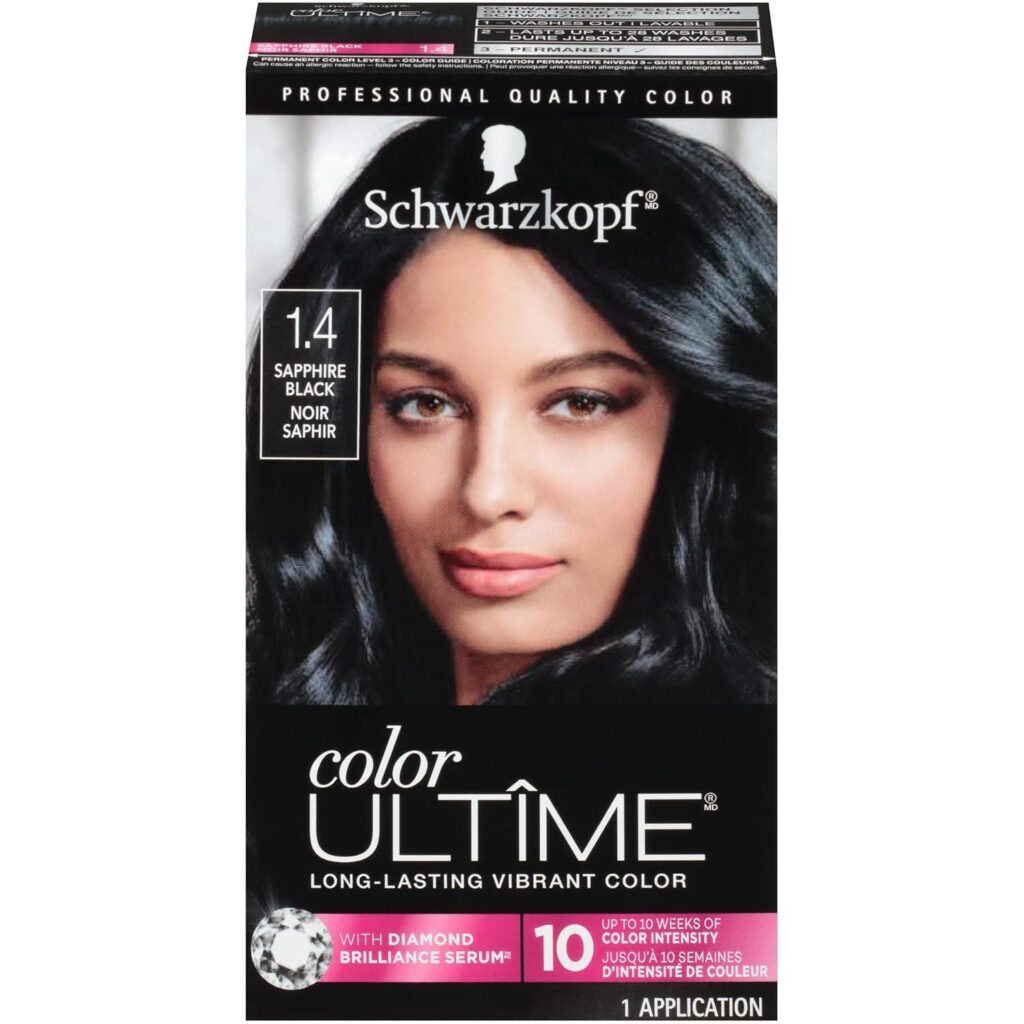 Best Hair Dye – Schwarzkopf Color Ultime 1.4 Sapphire Black Review