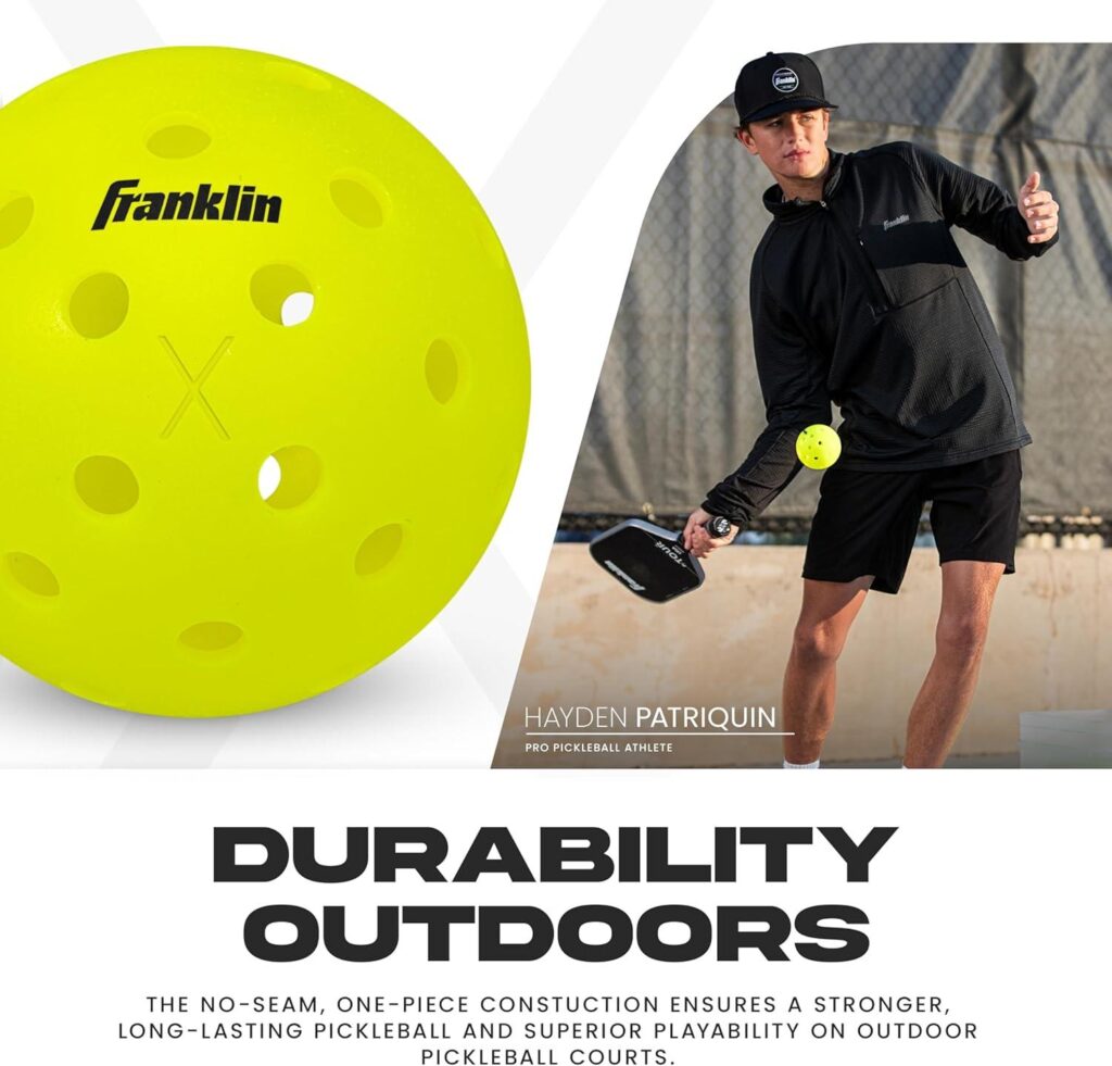 Best Pickleballs – Franklin Sports X-40 Outdoor Pickleballs Review