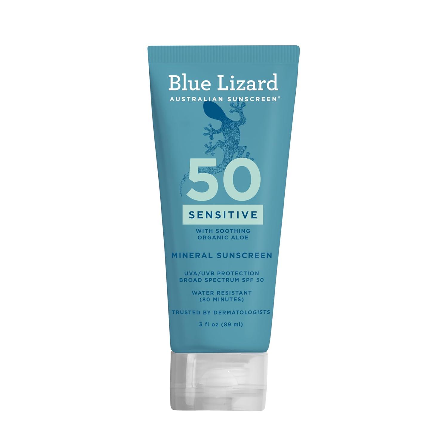 Best Mineral Sunscreen – Blue Lizard SENSITIVE SPF 50 Review