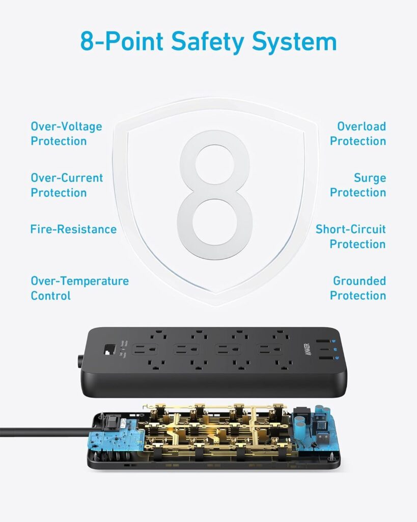 Best Power Strip – Anker Surge Protector with 12 Outlets & USB Review