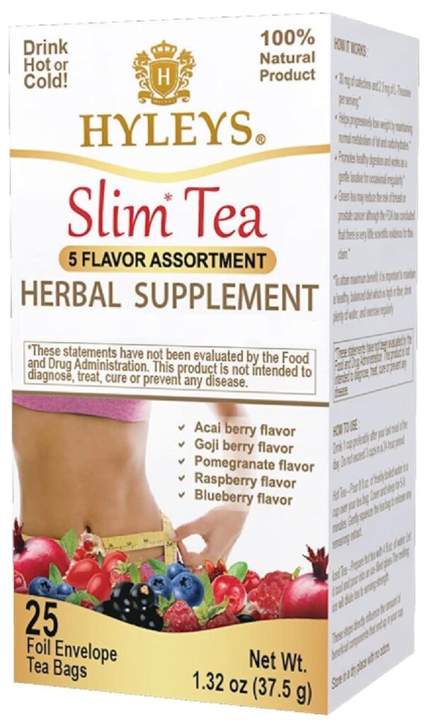 Best Weight Loss Tea – HYLEYS Slim Tea 5 Flavor Assortment Review