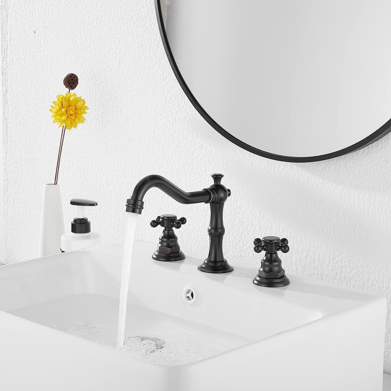 Best Faucet – GGStudy Two Handles Three Holes Widespread Review