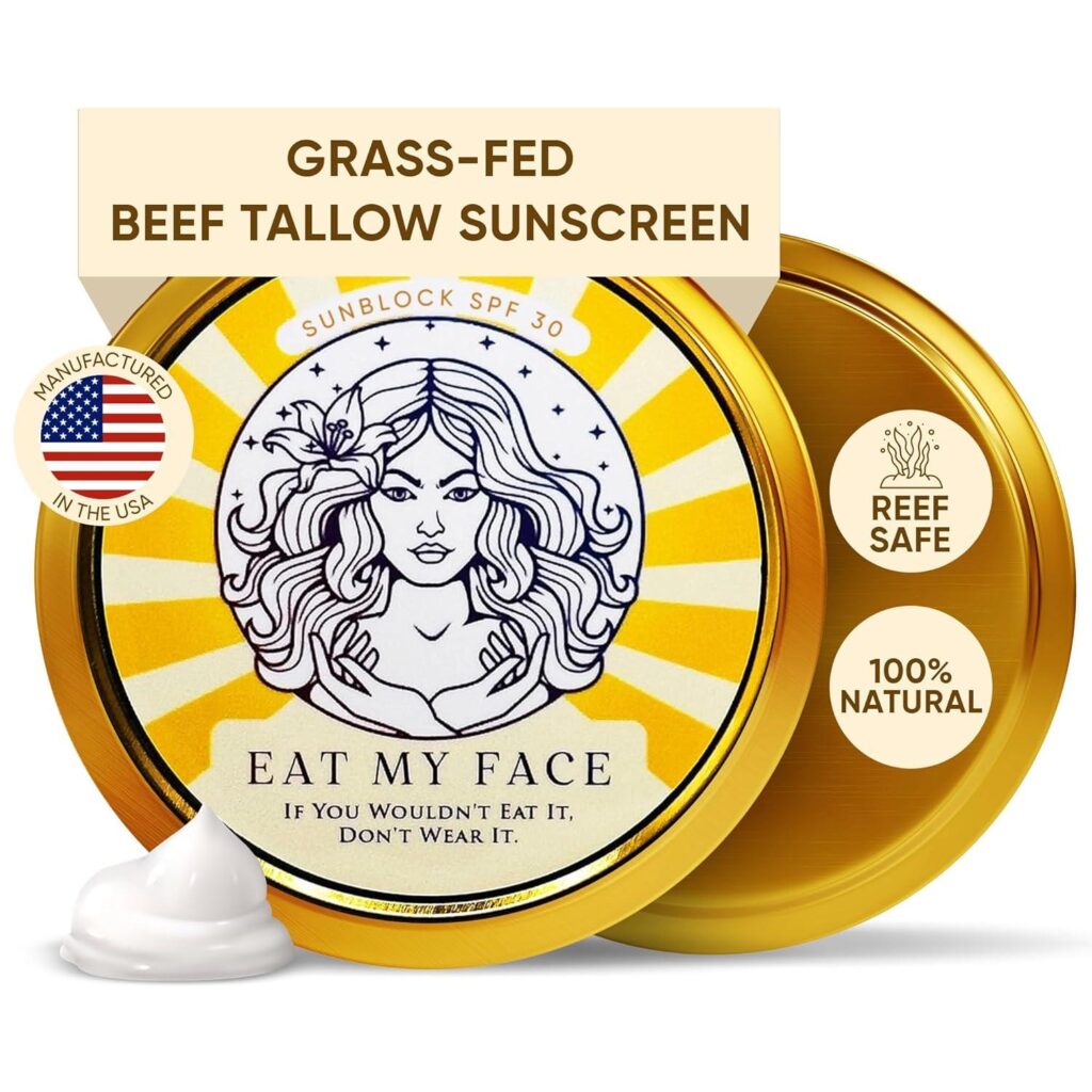 Best Natural Sunscreen – Eat My Face Organic Beef Tallow SPF 30 Review