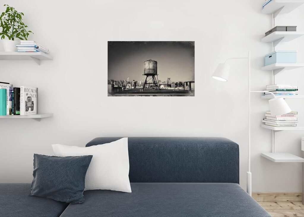 Best Wall Art – A Rusty Water Tower on a Rooftop of Queens NYC Review