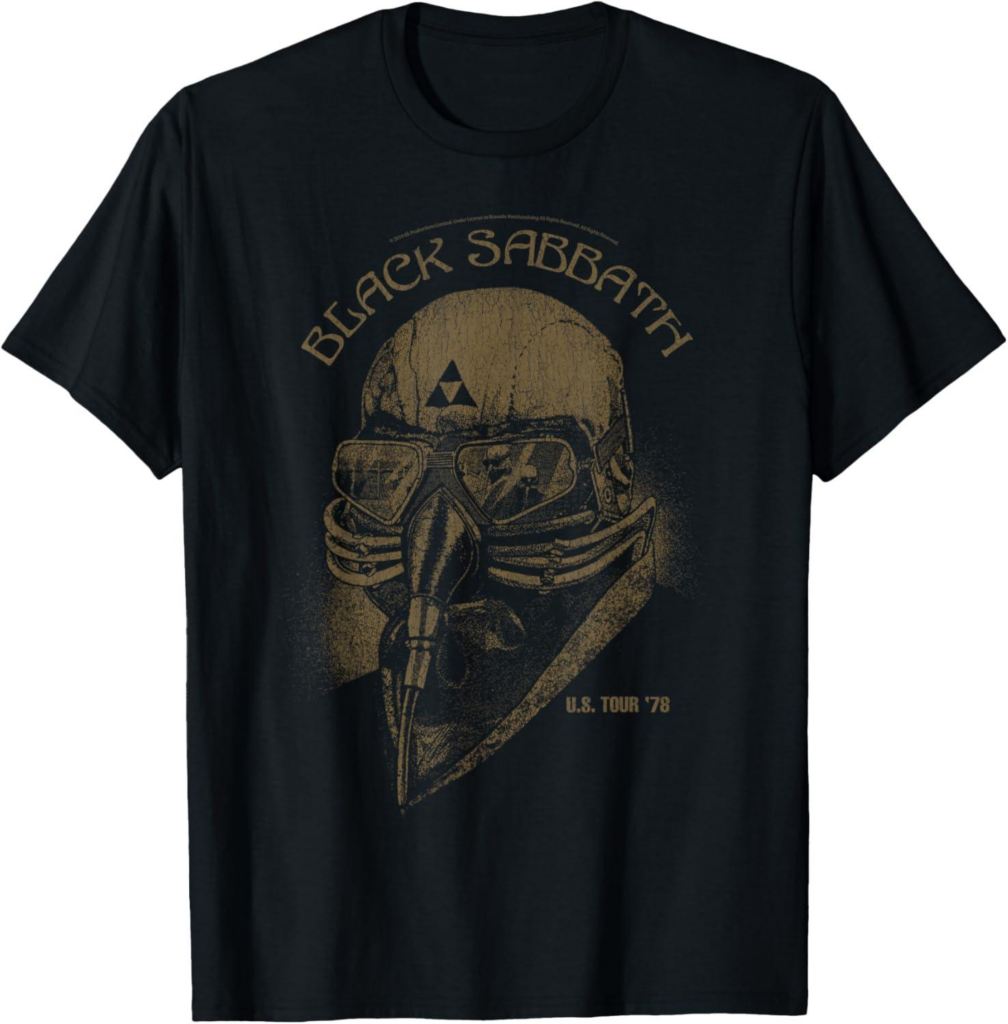 Best Music Merchandise – Black Sabbath Official U.S Tour ’78 T-Shirt Review