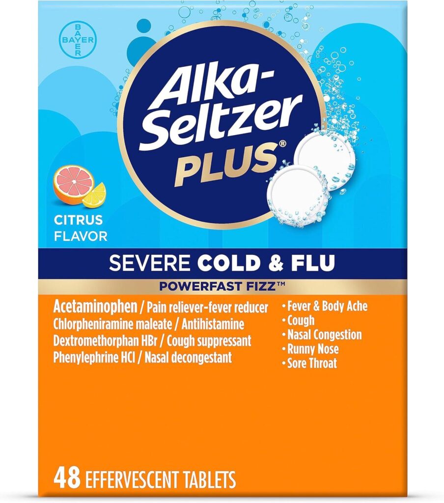 Best Cold & Flu Relief – ALKA-SELTZER PLUS Severe Review