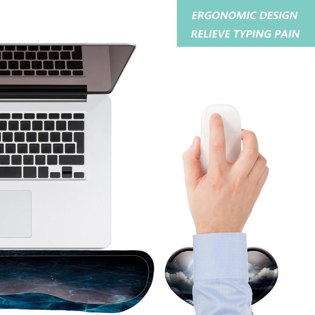 Best Ergonomic Support – Keyboard Wrist Rest Mouse Wrist Support Set Review