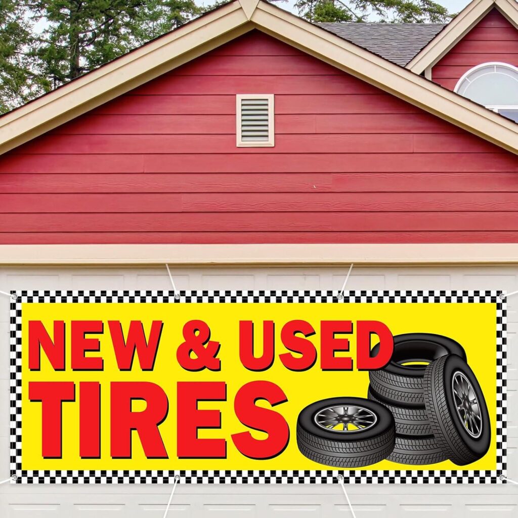 Best Automotive – Preboun 2 x 6 ft New and Used Tires Banner Review