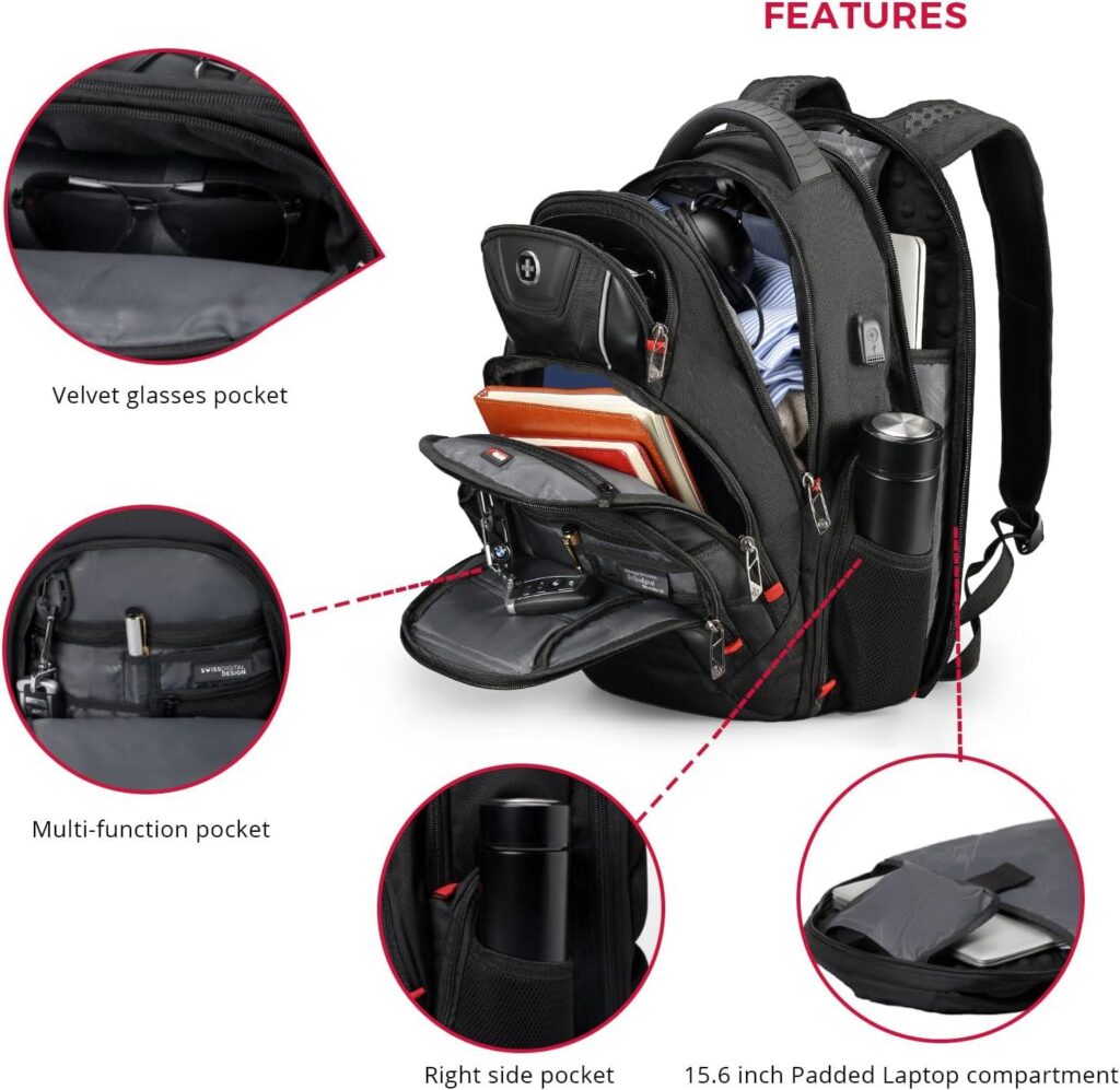 Best Travel Backpack – Swissdigital Design TSA Friendly Review