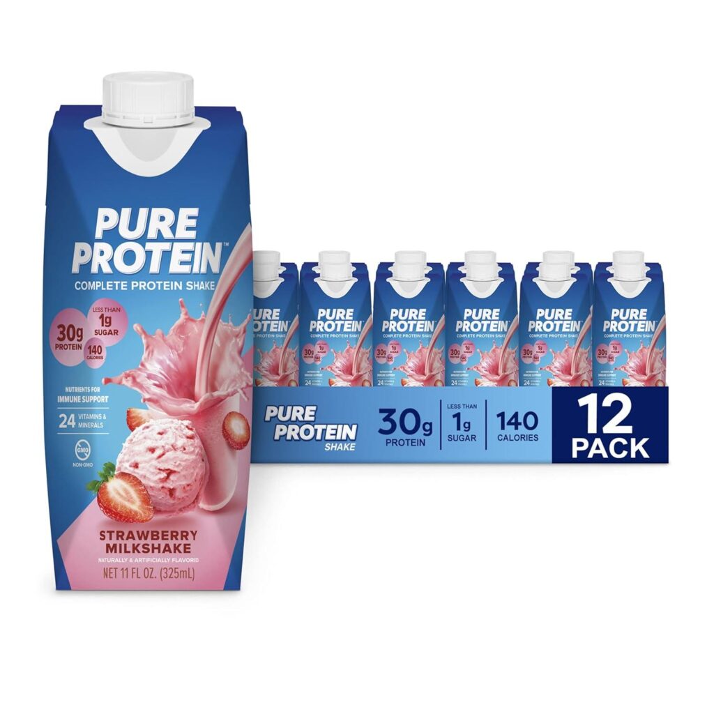 Best Protein Shake – Pure Protein Strawberry, 30g Protein, Keto Review