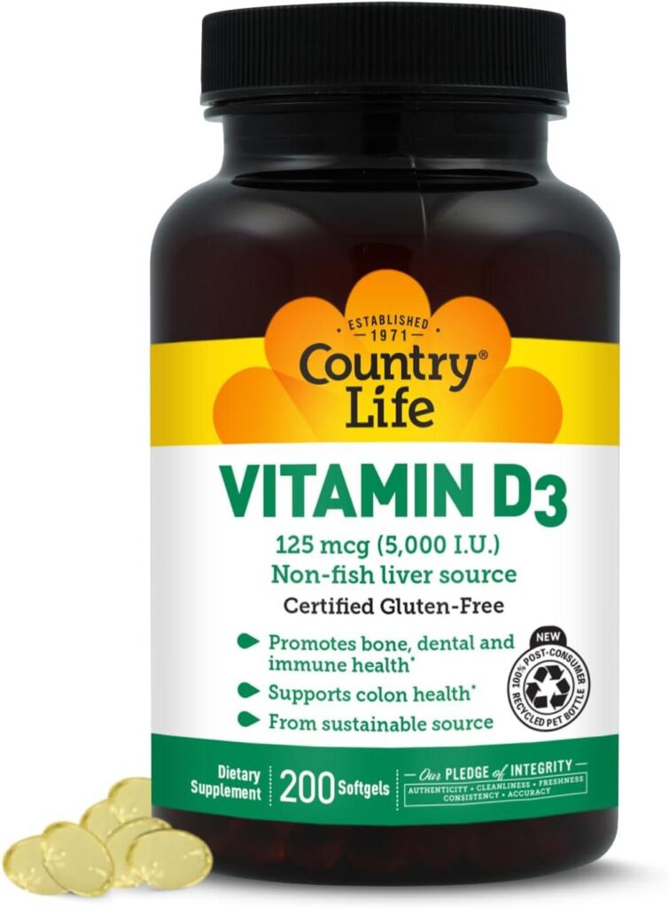 Best Vitamin D Supplement – Country Life Vitamin D3 5000 IU Review