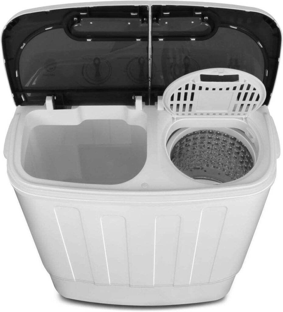 Best Portable Washer – SUPER DEAL Compact Mini Twin Tub Review