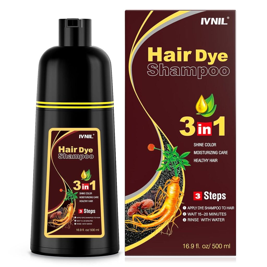 Best Shampoo – Ivnil Dark Brown Hair Dye Shampoo 3 in 1 Review